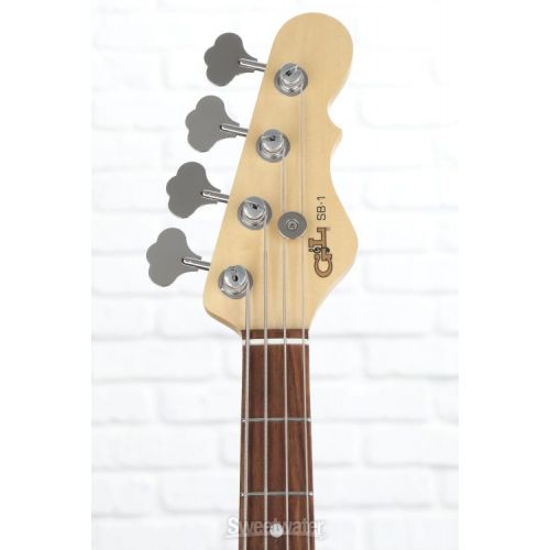  G&L Fullerton Deluxe SB-1 Bass Guitar - 3-Tone Sunburst