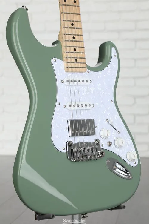  G&L Fullerton Deluxe Legacy HSS Electric Guitar - Macha Green