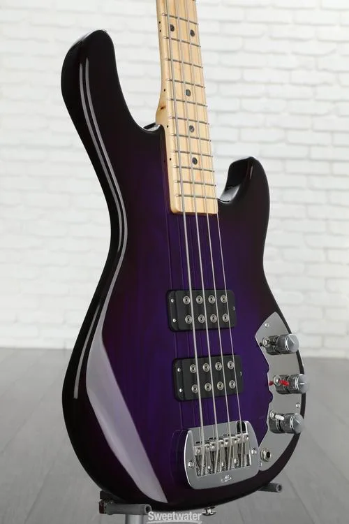  G&L CLF Research L-2000 Bass Guitar - Purpleburst Demo