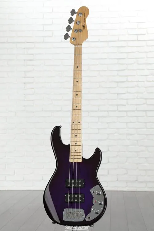  G&L CLF Research L-2000 Bass Guitar - Purpleburst Demo