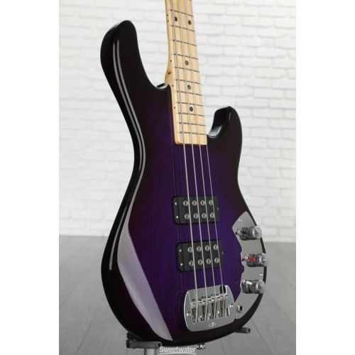  G&L CLF Research L-2000 Bass Guitar - Purpleburst Demo