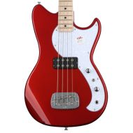 G&L Tribute Fallout Short Scale Bass Guitar - Candy Apple Red