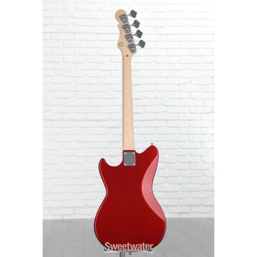  G&L Tribute Fallout Short Scale Bass Guitar - Candy Apple Red