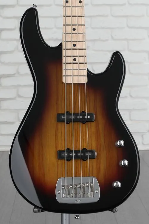 G&L Tribute JB-2 Bass Guitar - 3-tone Sunburst