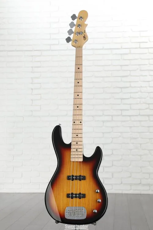  G&L Tribute JB-2 Bass Guitar - 3-tone Sunburst Demo