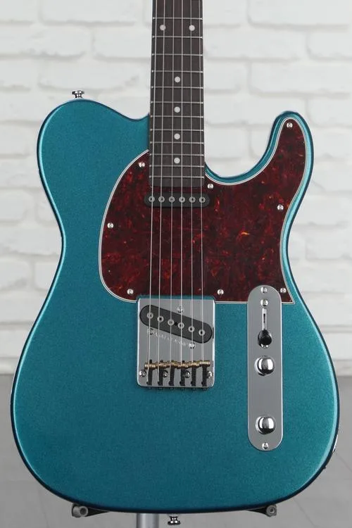 G&L Tribute ASAT Classic Electric Guitar - Emerald Blue