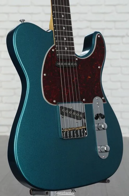  G&L Tribute ASAT Classic Electric Guitar - Emerald Blue