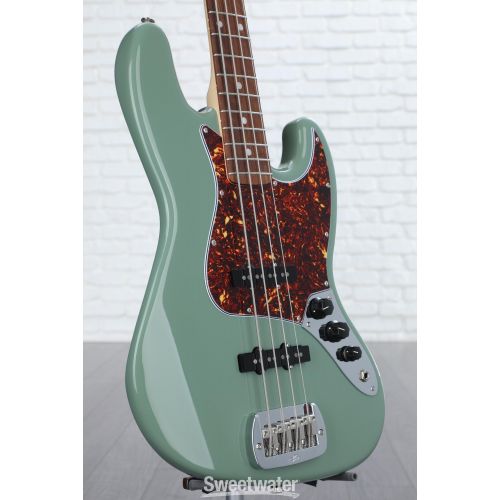  G&L Fullerton Deluxe JB Bass Guitar - Macha Green with Caribbean Rosewood Fingerboard