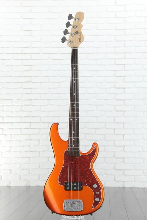  G&L Fullerton Deluxe Kiloton Bass Guitar with Rosewood Fingerboard - Tangerine