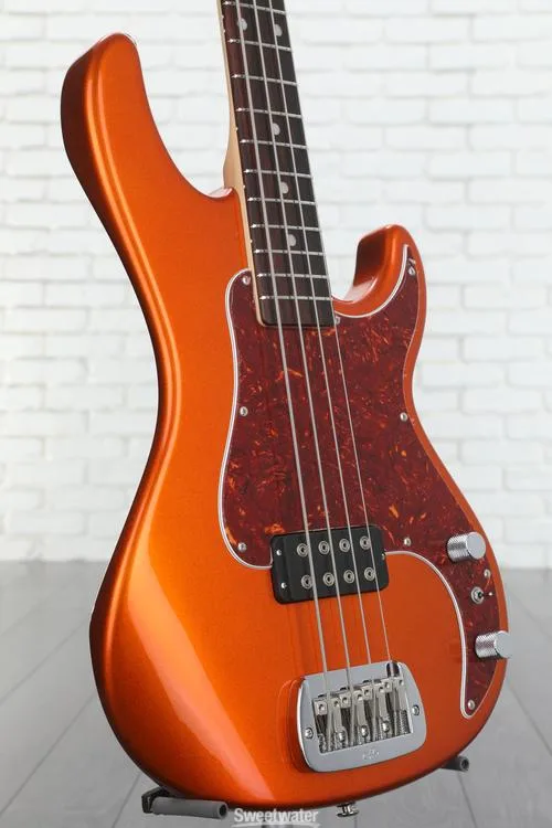  G&L Fullerton Deluxe Kiloton Bass Guitar with Rosewood Fingerboard - Tangerine