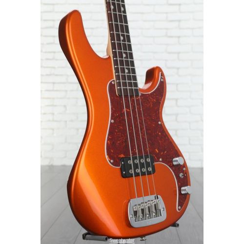  G&L Fullerton Deluxe Kiloton Bass Guitar with Rosewood Fingerboard - Tangerine