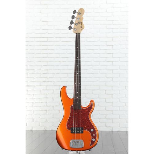  G&L Fullerton Deluxe Kiloton Bass Guitar with Rosewood Fingerboard - Tangerine