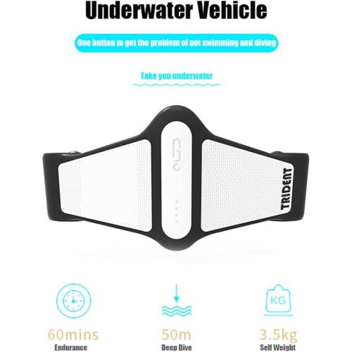  G GENEINNO 500w Electric Underwater Sea Scooter Trident Diving Equipment Portable Seedoo Seascooter Scuba Diving Gear for Snorkeling