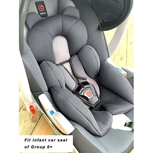  Baby Comfort Support Cushion Stroller and Seat Comfort Cushion Insert Liner (Dark Grey)