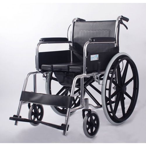  G-AX Wheelchairs Mobility Scooters Aluminum Alloy Wheelchair, Folding Portable Wheelchair, Manual, Disabled, Elderly, Toilet Function (17KG) Mobility Daily...