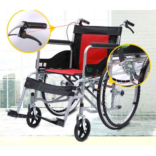  G-AX Wheelchairs Mobility Scooters Folding Wheelchair, Elderly Trolley, Disabled, Elderly, Multi-Purpose Seated Scooter Mobility Daily Living Aids