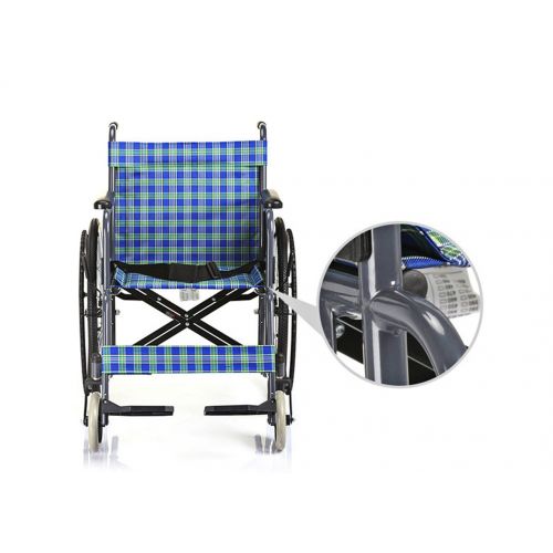  G-AX Wheelchairs Mobility Scooters Portable Wheelchair, Manual, Collapsible, Reinforced Full Steel Pipe Mobility Daily Living Aids