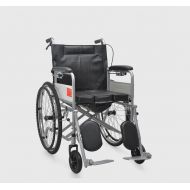G-AX Wheelchairs Mobility Scooters Semi-Recumbent Wheelchair, Toilet Function, Thick Steel Pipe, Double Brake Wheelchair Mobility Daily Living Aids
