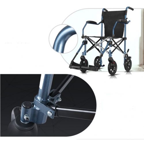  G-AX Wheelchairs Mobility Scooters Folding Wheelchair, Portable Manual BMX, Elderly Trolley, Elderly Travel Scooter Mobility Daily Living Aids