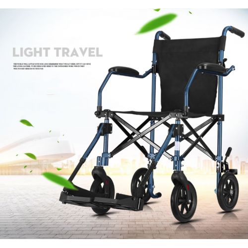  G-AX Wheelchairs Mobility Scooters Folding Wheelchair, Portable Manual BMX, Elderly Trolley, Elderly Travel Scooter Mobility Daily Living Aids