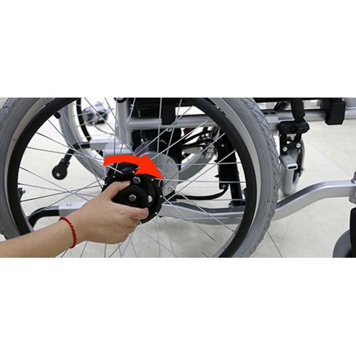  G-AX Wheelchairs Mobility Scooters Electric Wheelchair, Disabled Wheelchair, Rear Reclining, Automatic Brake Mobility Daily Living Aids