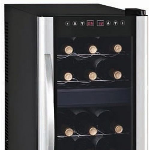  G-Brand Profi Weinkuehlschrank fuer 21 Flaschen, 2 Temperaturzonen, 7-18° C und 11-18° C, WS-21T GGG