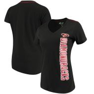 Arizona Diamondbacks G-III 4Her by Carl Banks Women's Asterisk V-Neck T-Shirt  Black