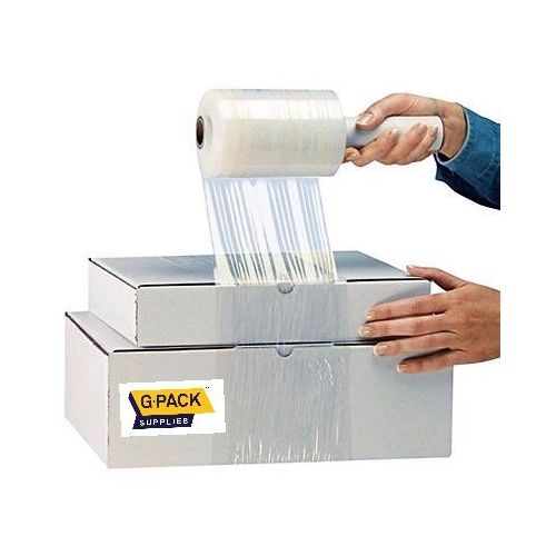  G-Pack Shrink Wrap Mini With Dispenser 5 x 1000 ft Stretch Film Moving and Packaging Plastic Wrap Film Heavy Duty 80 Gauge