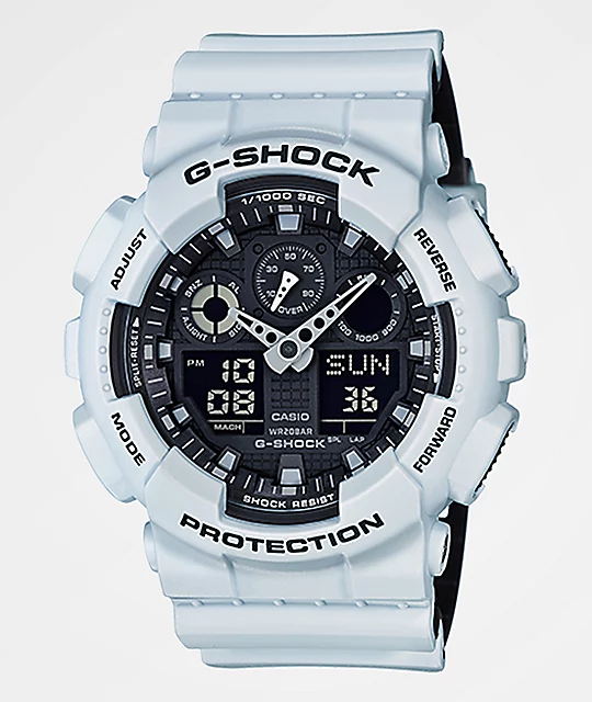 G-SHOCK G-Shock GA100L-7A Military White Layered Watch