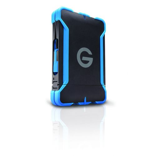  G-Technology 1TB G-DRIVE ev ATC Portable External Hard Drive with tethered USB 3.0 cable - All-Terrain Drive Solution - 0G03614