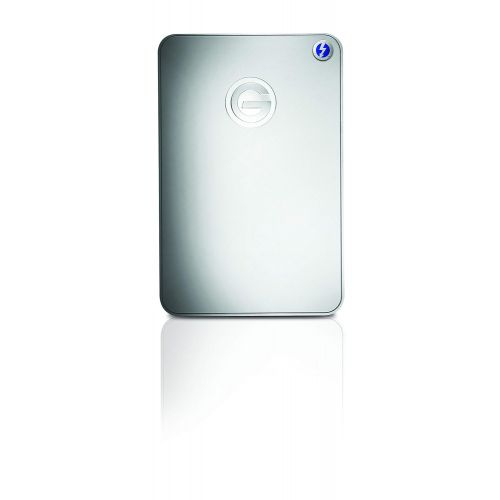  G-Technology 1TB G-DRIVE mobile with Thunderbolt and USB 3.0 Portable External Hard Drive, Silver - 0G03040