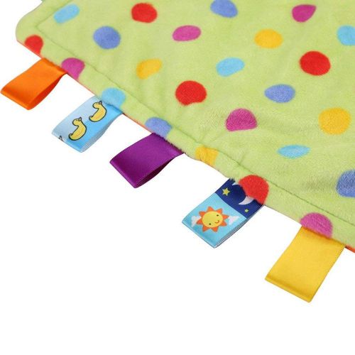  G-Tree Tag Blanket Baby Infant Comfort Plush Security Blanket Cute Soft Kids Teething Toy Newborn...