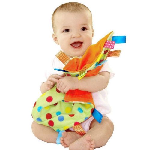  G-Tree Tag Blanket Baby Infant Comfort Plush Security Blanket Cute Soft Kids Teething Toy Newborn...