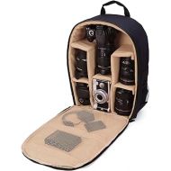 G-raphy Camera Bag Camera Backpack for DSLR SLR Cameras, Lenses, Flashes,Tripod and Accessories with Rain Cover/Tripod Belt (Khaki, Large)
