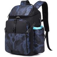 G-raphy Camera Backpack Camera Bag with Laptop Compartment Waterproof Raincover Outdoor Photography Backpack for Hiking Travel Shooting etc in Blue Camouflage