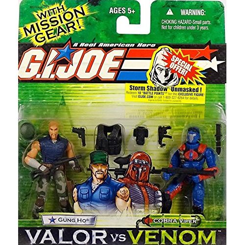 해즈브로 G. I. JOE Hasbro Valor Vs. Venom 3 3/4 Scale 2Pack Gung Ho & Cobra Viper