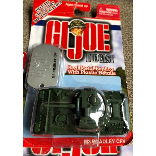  G. I. Joe GI Joe Die Cast Military Vehicle Replicas with Dog Tags