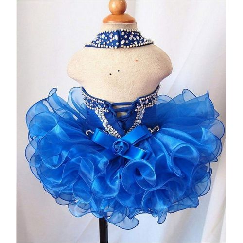  G.CHEN ChengCheng Baby Girls Halter Cupcake National Infant Pageant Dresses