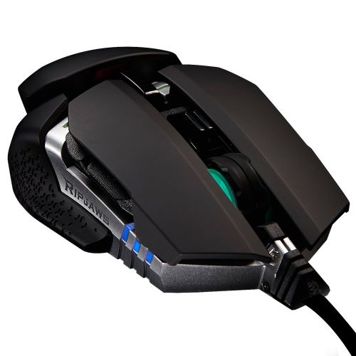  G.Skill G.SKILL RIPJAWS MX780 Cutting Edge Ambidextrous RGB 8200 DPI Laser Gaming Mouse with Adjustable Grips, Height, and Weights