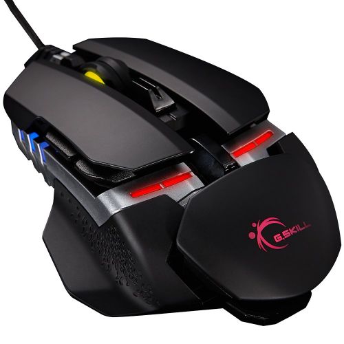  G.Skill G.SKILL RIPJAWS MX780 Cutting Edge Ambidextrous RGB 8200 DPI Laser Gaming Mouse with Adjustable Grips, Height, and Weights