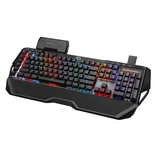  G.Skill G.SKILL RIPJAWS KM780 RGB On-The-Fly Macro Mechanical Gaming Keyboard, Cherry MX Brown