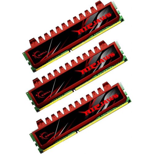  G.Skill G.SKILL 12GB (3 x 4 GB) Ripjaw Series DDR3 PC3-12800 1600MHz (9-9-9-24) Triple Channel Kit Desktop Memory Model F3-12800CL9T-12GBRL