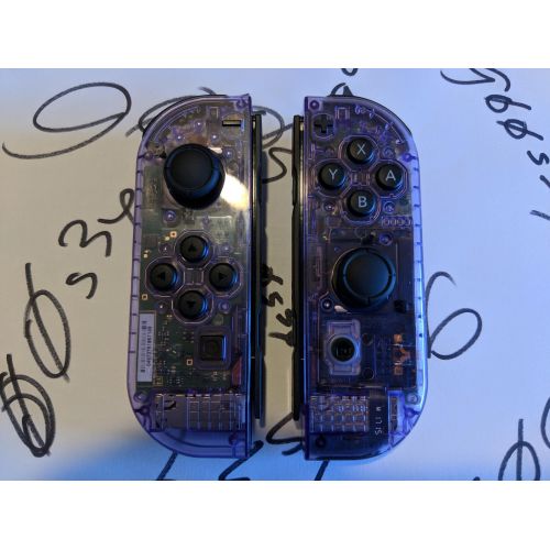  G00s3yelectronics New Custom Clear Atomic Purple Nintendo Switch Console & Joycons