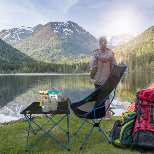  G4Free Upgraded Outdoor 2 Pack Camping Chair Portable Lightweight Folding Camp Chairs with Headrest and Pocket High Back High Legs for Outdoor Backpacking Hiking Travel Picnic Fest캠핑 의자