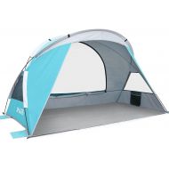 G4Free 3 Persons Portable Beach Tent UV Sun Shade Shelter Outdoor Camping Cabana Easy Setup Canopy with Carrying Bag