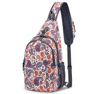 G4Free Sling Bag RFID Blocking Sling Backpack Crossbody Chest Bag Daypack for Hiking Travel