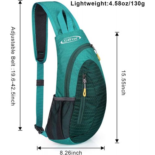  G4Free Sling Bags Men Women Shoulder Backpack Small Cross Body Chest Sling Backpack