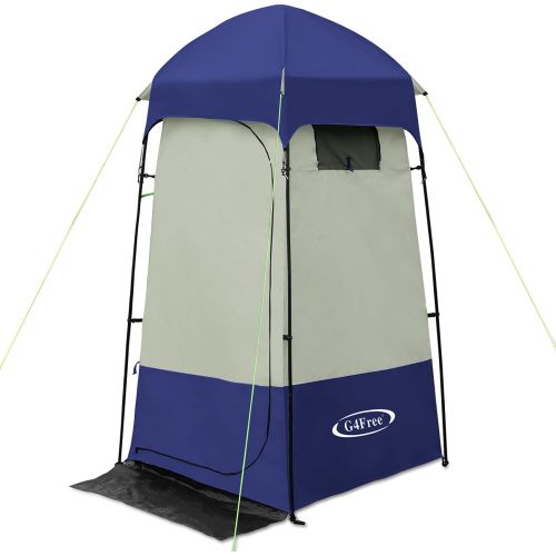  G4Free Camping Shower Tent, Privacy Tent Dressing Changing Room, Portable Toilet, Rain Shelter for Camping Beach with Carry Bag