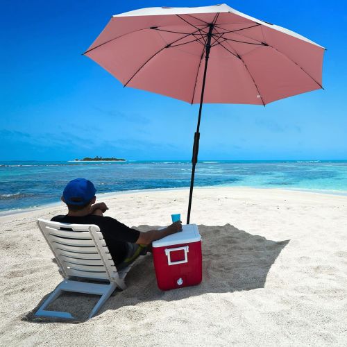  G4Free Vented UV Golf/Beach Umbrella 68 Arc, Auto Open Oversize Extra Large Windproof Sun Shade Rain Umbrellas