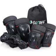 G4Free Knee Elbow Pads Wrist Guards 3 in 1 Protective Gear Set for Adults Women Men Kids Bike Skateboard Rollerblades Inline Roller Skating Cycling BMX Bicycle Scooter
